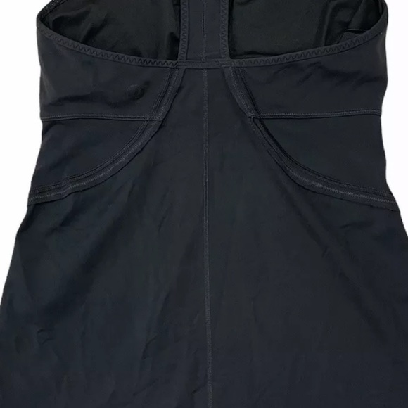 Lululemon Power Up T-Back Black Tank Top Athletic Workout Shirt Size 6 Womens - Picture 6 of 14